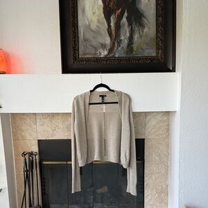 Aqua Light Beige Women's Cardigan